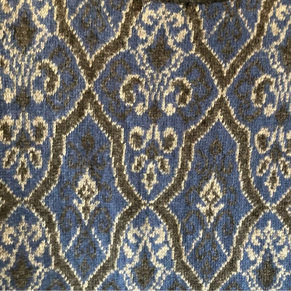 Sundance Lapland Jacquard Sweater Dress Lambswool Blend Fair Isle Cap Sleeves S - Picture 9 of 10